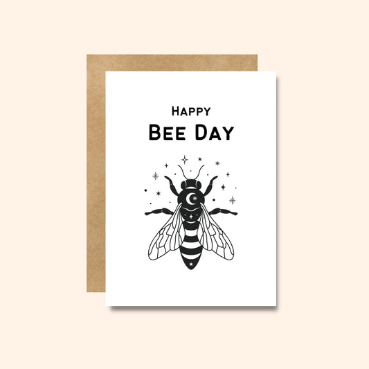 Greeting Card: Happy Bee Day