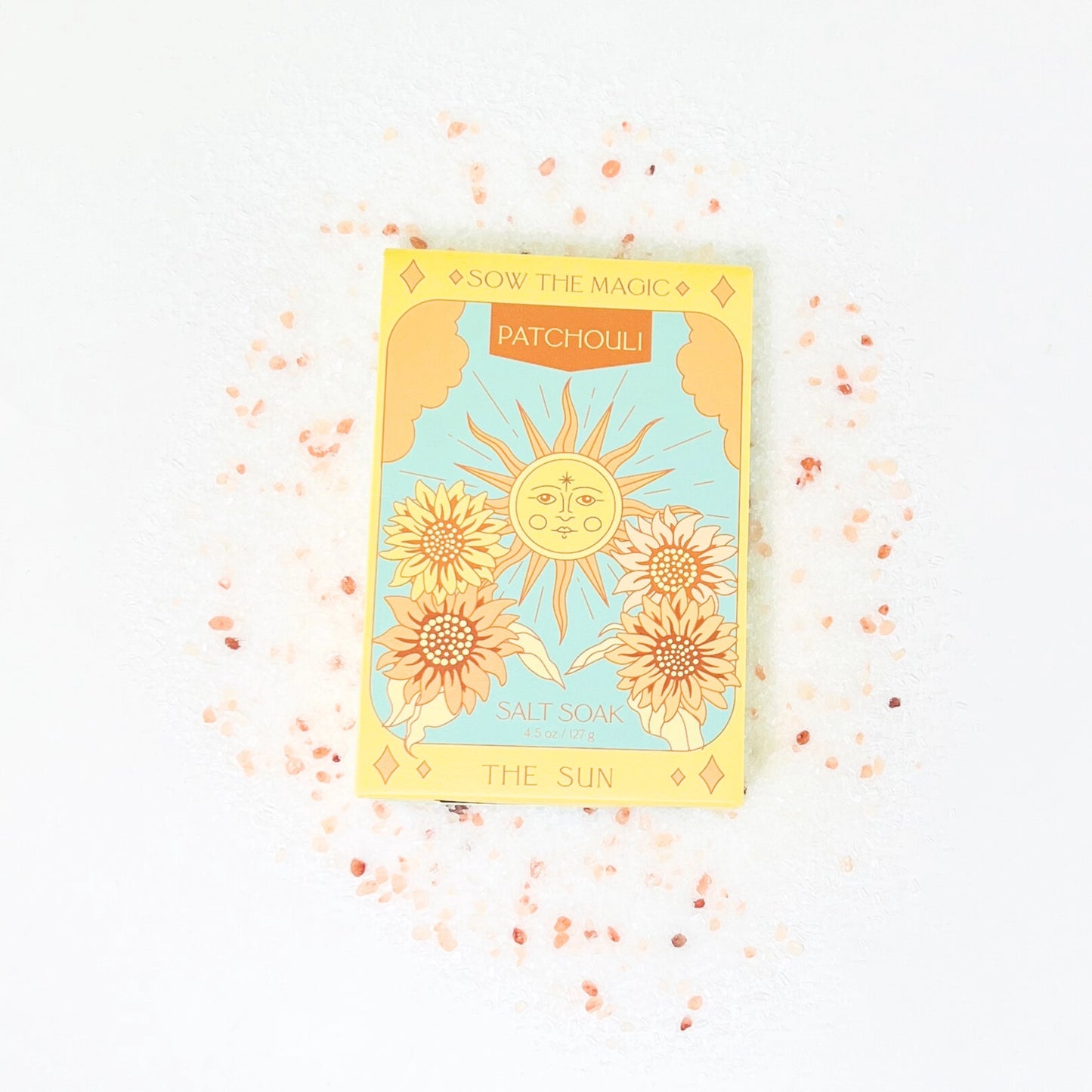 The Sun: Patchouli Bath Salt Soak by Sow the Magic