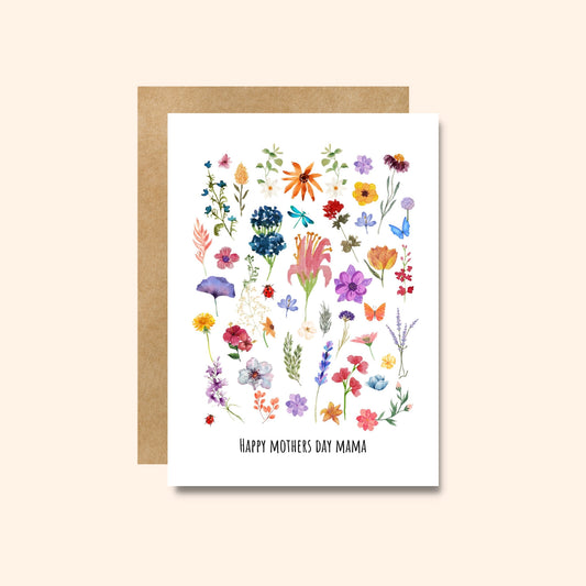 Greeting Card: Mother's Day Flowers