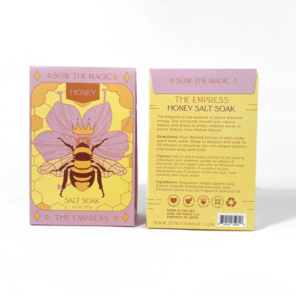 The Empress: Honey Bee Bath Salt Soak by Sow the Magic