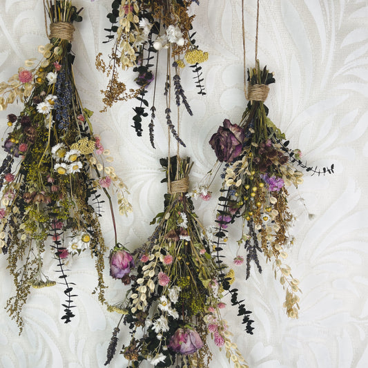 Hanging Dried Flower & Herb Bundle