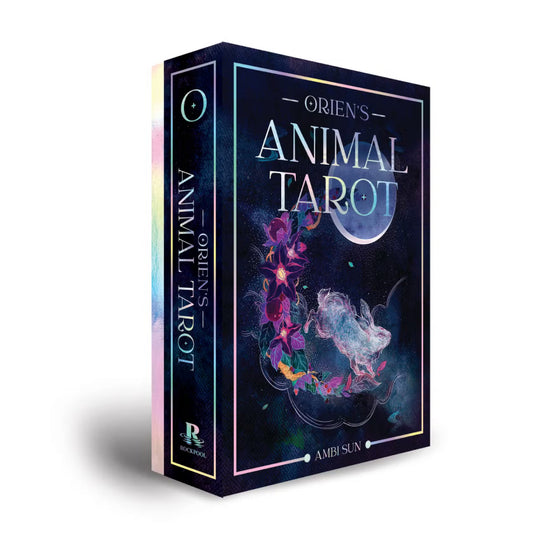 Orien's Animal Tarot deck box on a white background
